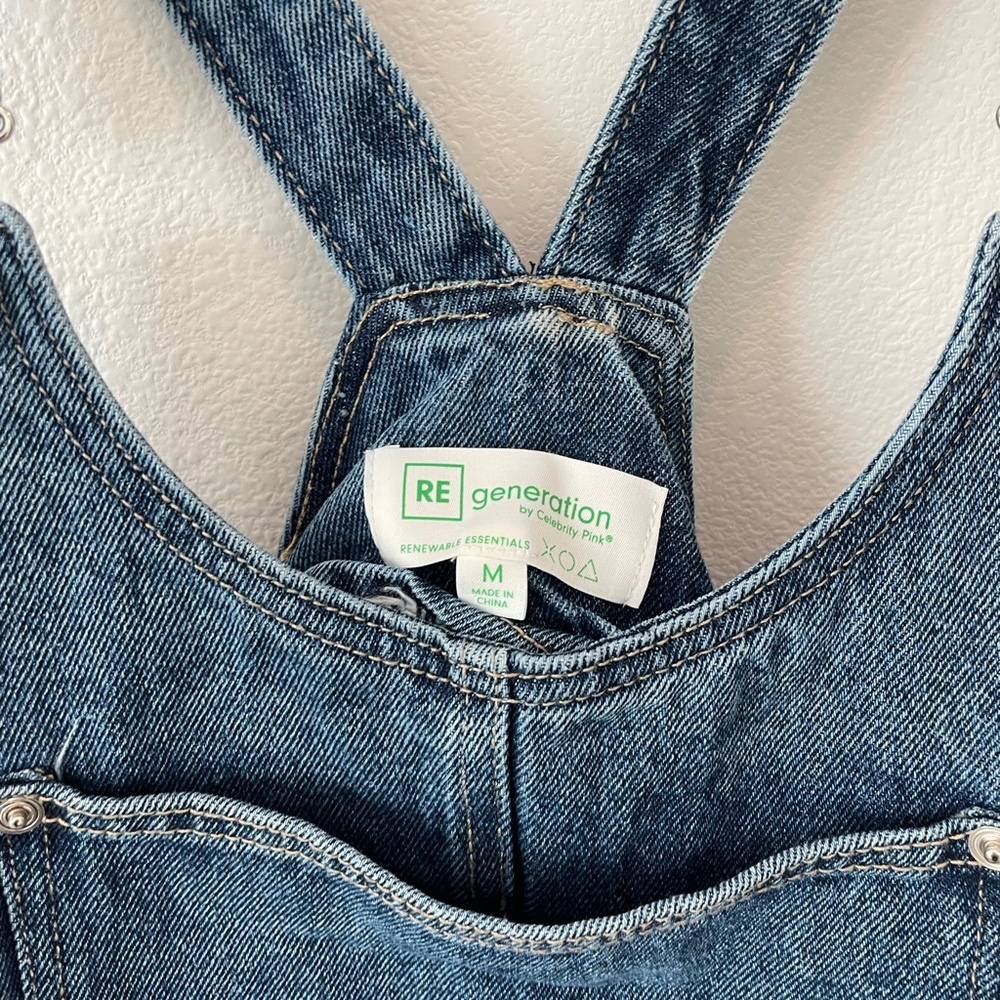 Denim jumper with pocket - Picture 2 of 4